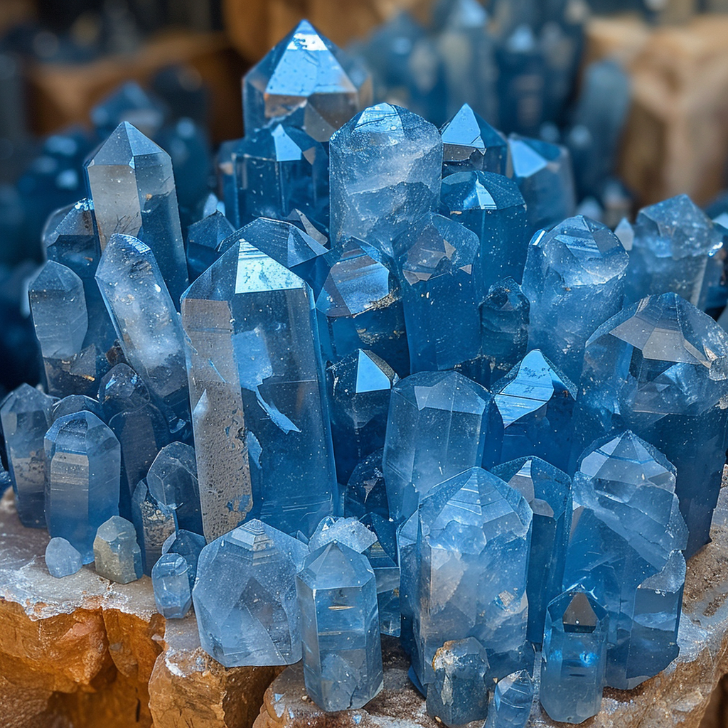 Blue Crystal Stone
